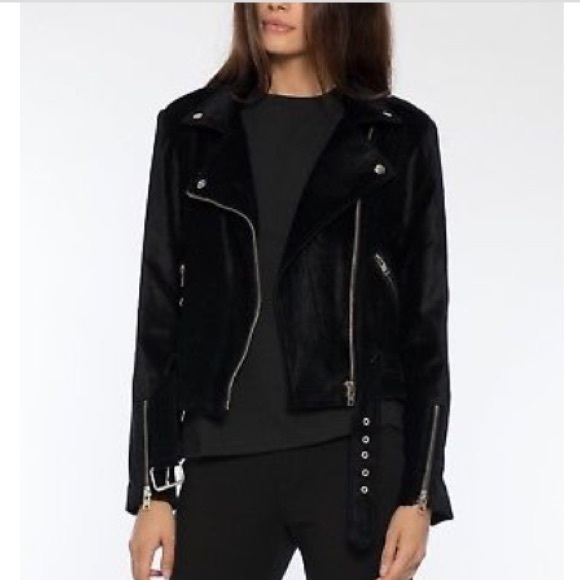 Walter Baker Jackets & Blazers - Walter Baker Asymmetric Moto Zip Jacket